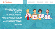 Tablet Screenshot of gry-jezykowe.pl